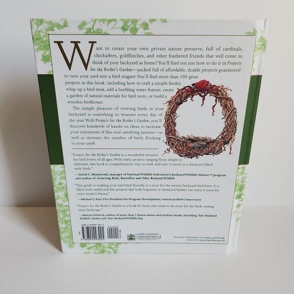 NEW Projects For The Birders Garden Hardcover Book by Fern Mashall Bradley - Picture 3 of 5